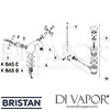 Bristan Colonial Basin Mixer Pop-Up Waste Tap Spares